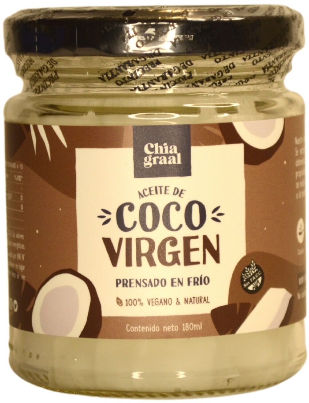 Aceite de Coco Virgen Orgánico 360ml